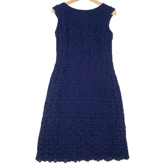 Ralph Lauren Lace Sheath Dress Womens 4 Retro Minimalist Corpcore Office Siren‎ - Picture 2 of 11